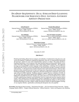 DuaDeep-SeqAffinity: Dual-Stream Deep Learning Framework for Sequence-Only Antigen-Antibody Affinity Prediction