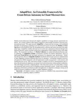 Cover art for AdaptiFlow: An Extensible Framework for Event-Driven Autonomy in Cloud Microservices