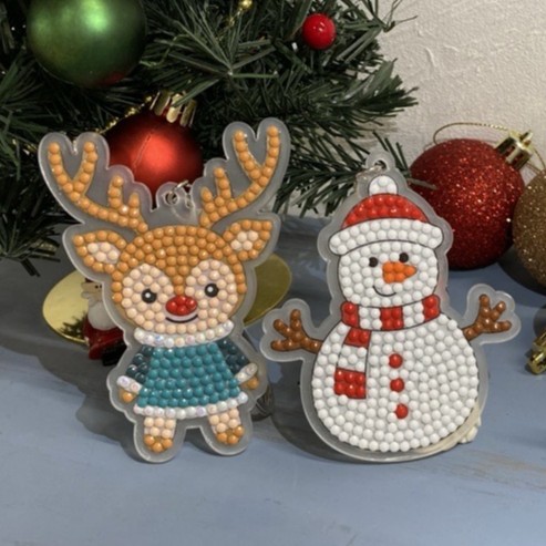 ダイヤモンドアートキーホルダー_クリスマス (KS-134) Lv.♪の予約