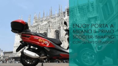 enjoy porta a milano il primo scooter sharing con gli mp3