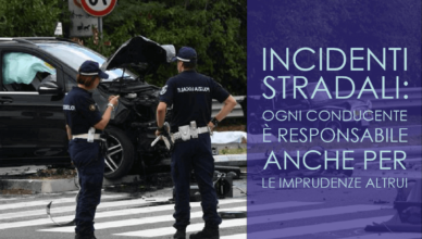 Incidenti stradali: ogni conducente è responsabile anche per le imprudenze altrui