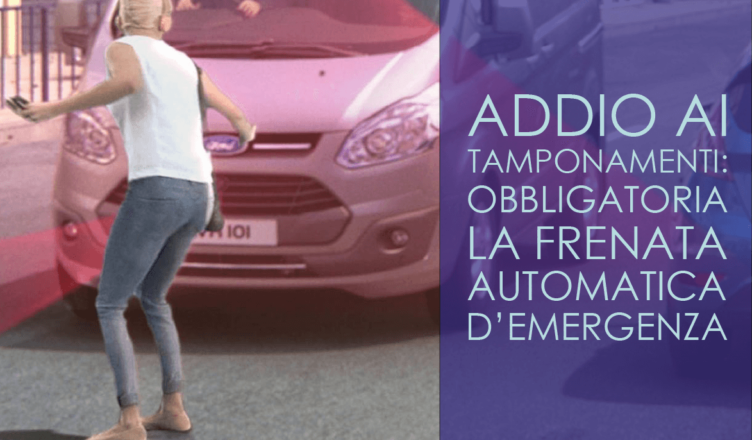 Addio ai tamponamenti: obbligatoria la frenata automatica d'emergenza