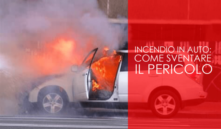 incendio in auto