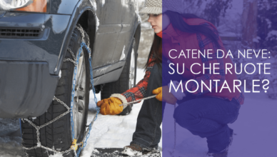 Catene da neve: su che ruote montarle?