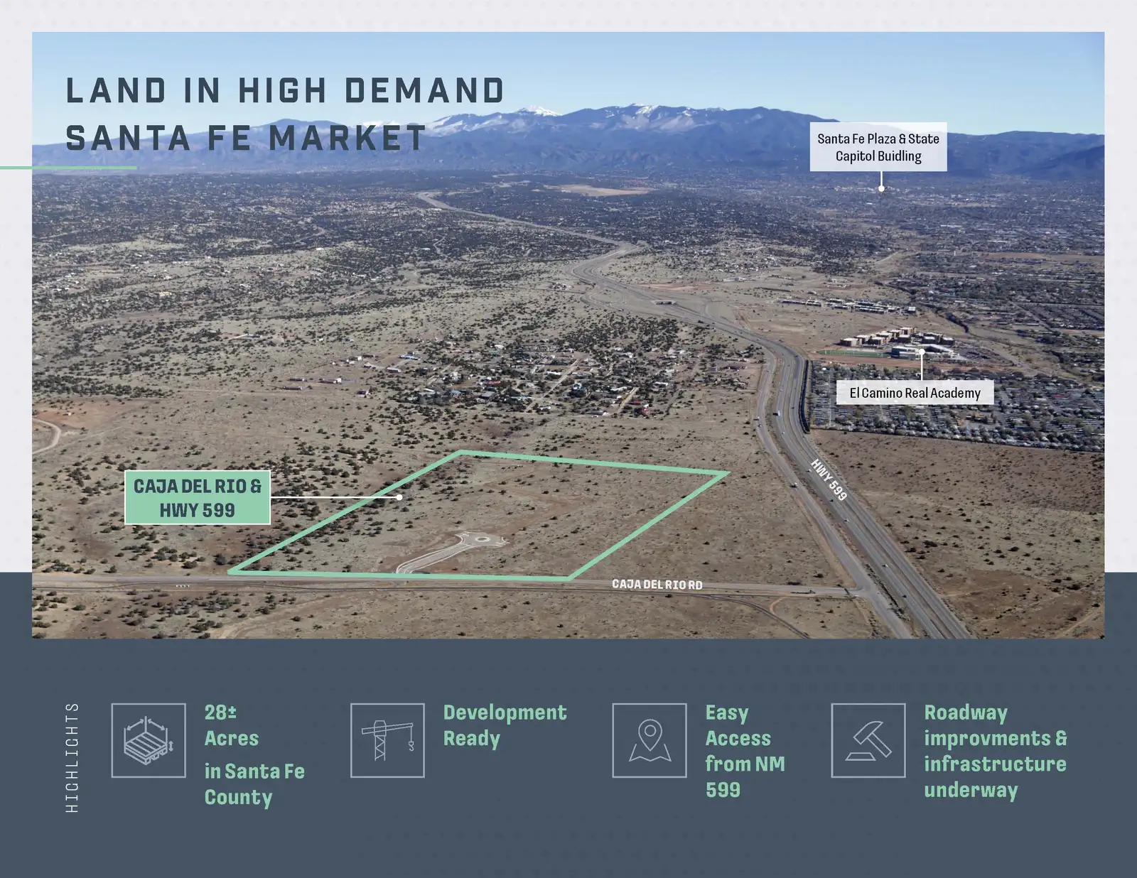 Prime Land in Santa Fe, NM - 28 acres image 2