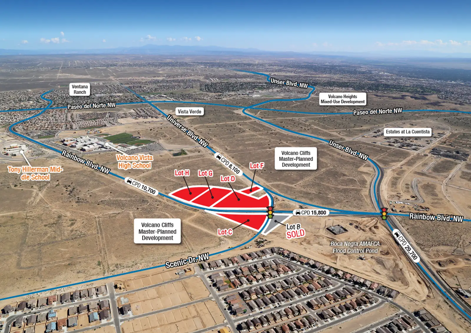 Lot C- Prime Retail Intersection Located on the Fast-Growing Westside image 1
