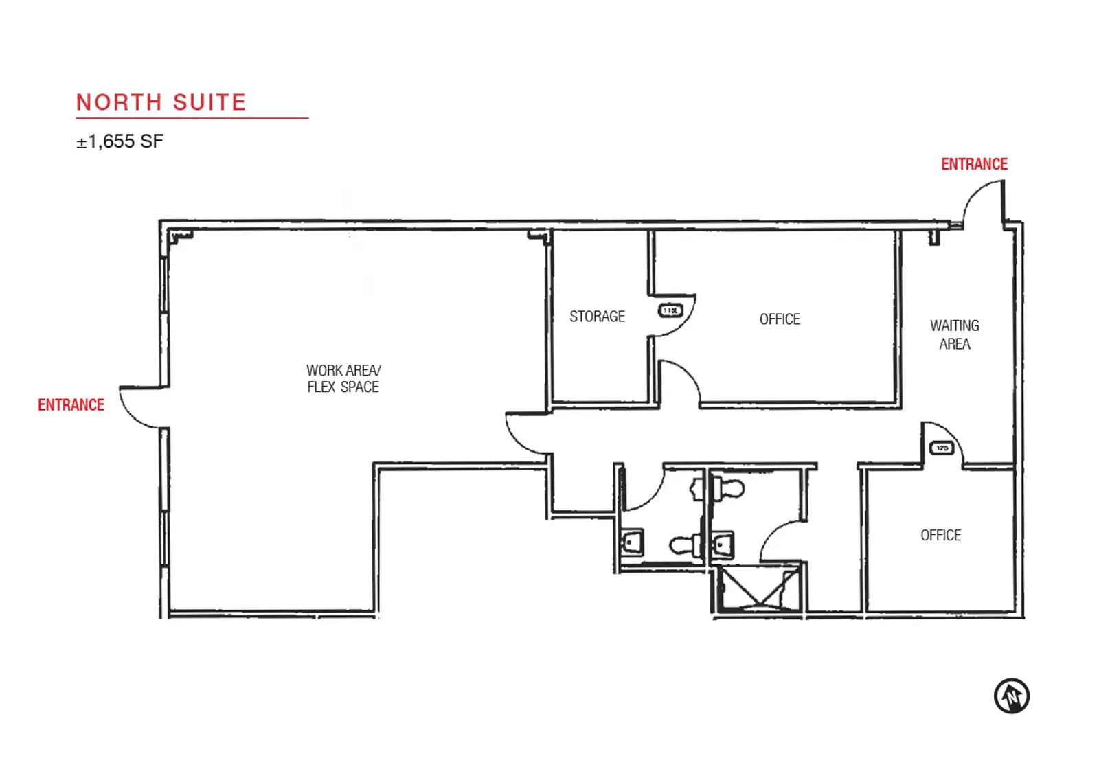 Office/Flex Space Near “The Big I” Associate