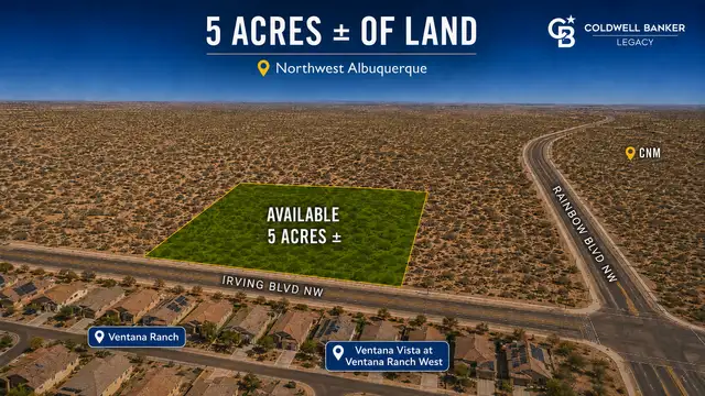 5 Acres of Land in Northwest Albuquerque/ Paradise West listing image