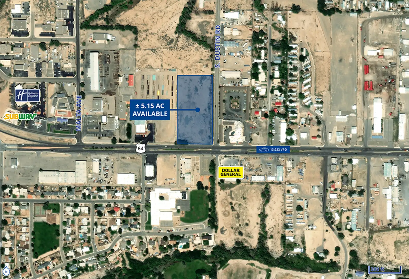 ± 5.15 AC Available | US 64 & S. Dustin Rd. image 1