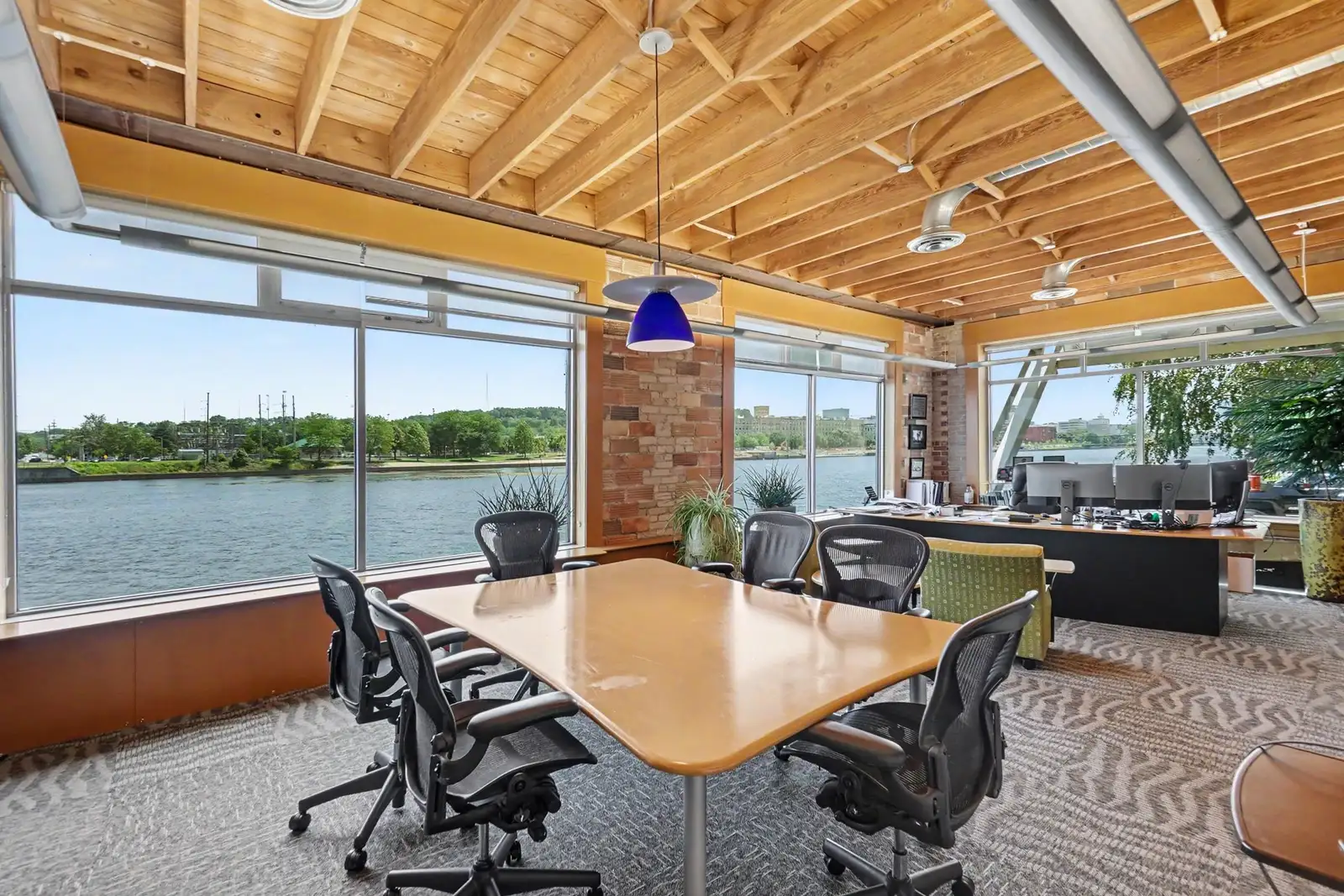 Modern Office with Grand River Views image 10