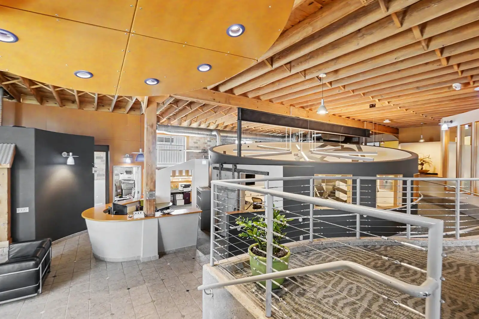 Modern Office with Grand River Views image 9