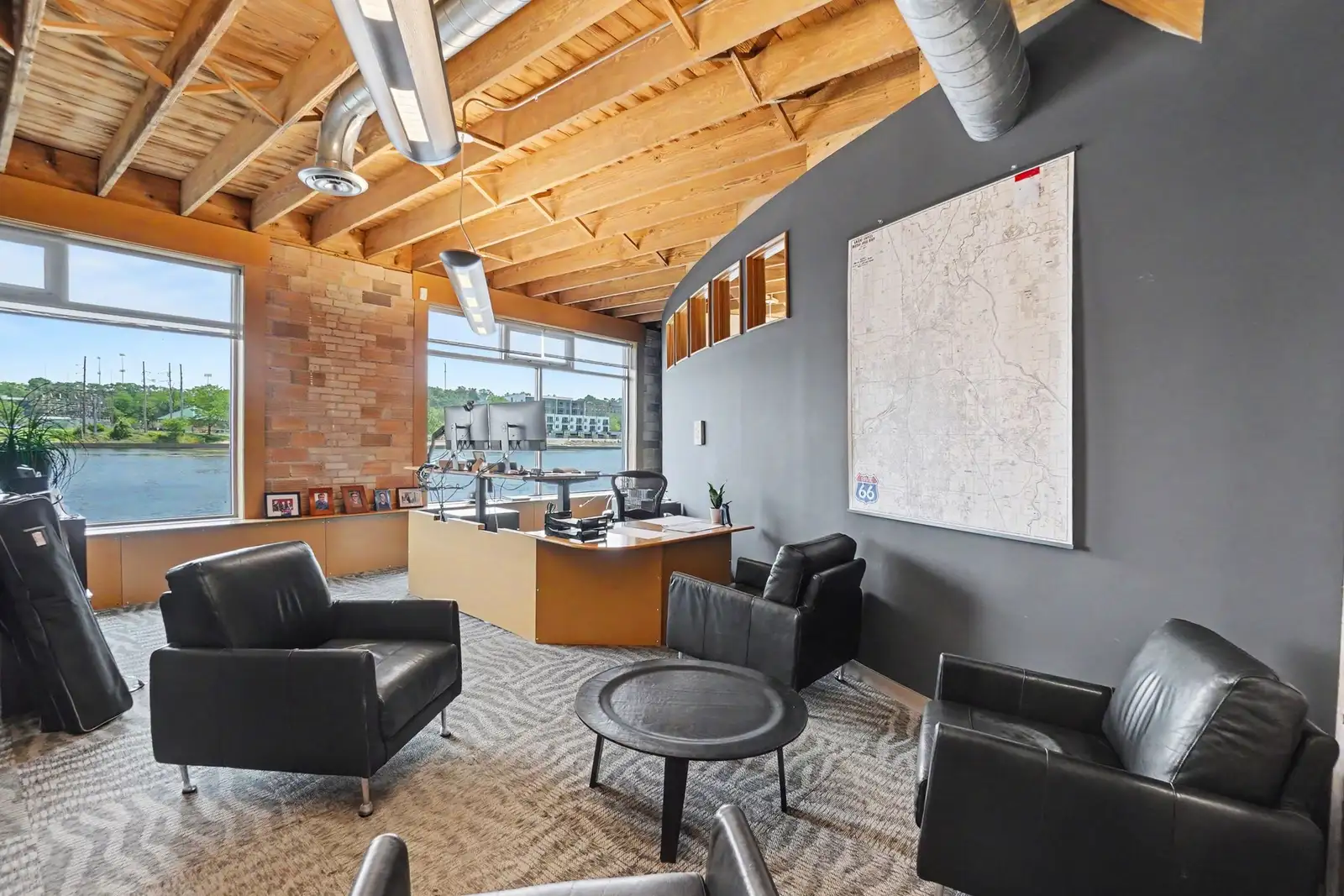 Modern Office with Grand River Views image 12