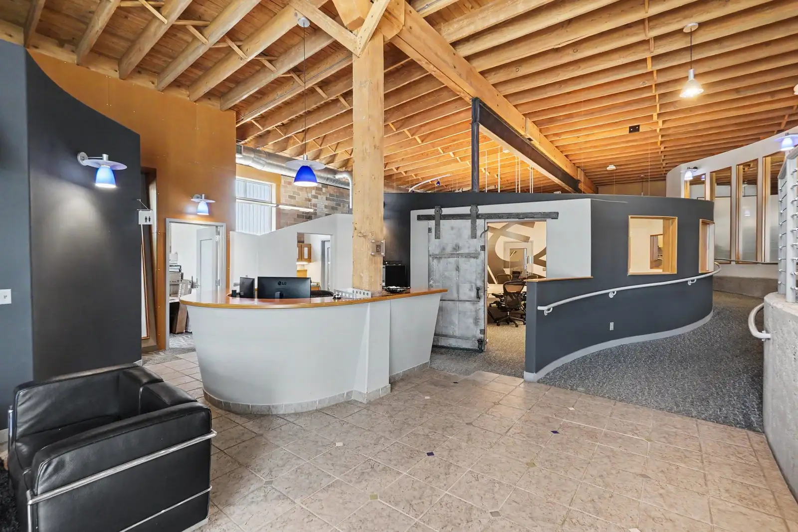 Modern Office with Grand River Views image 5