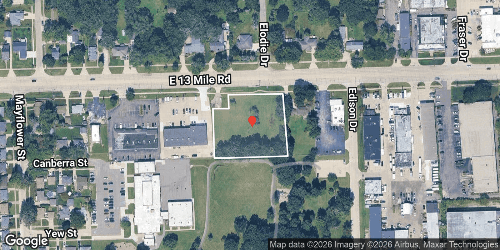 Parcel and location map preview