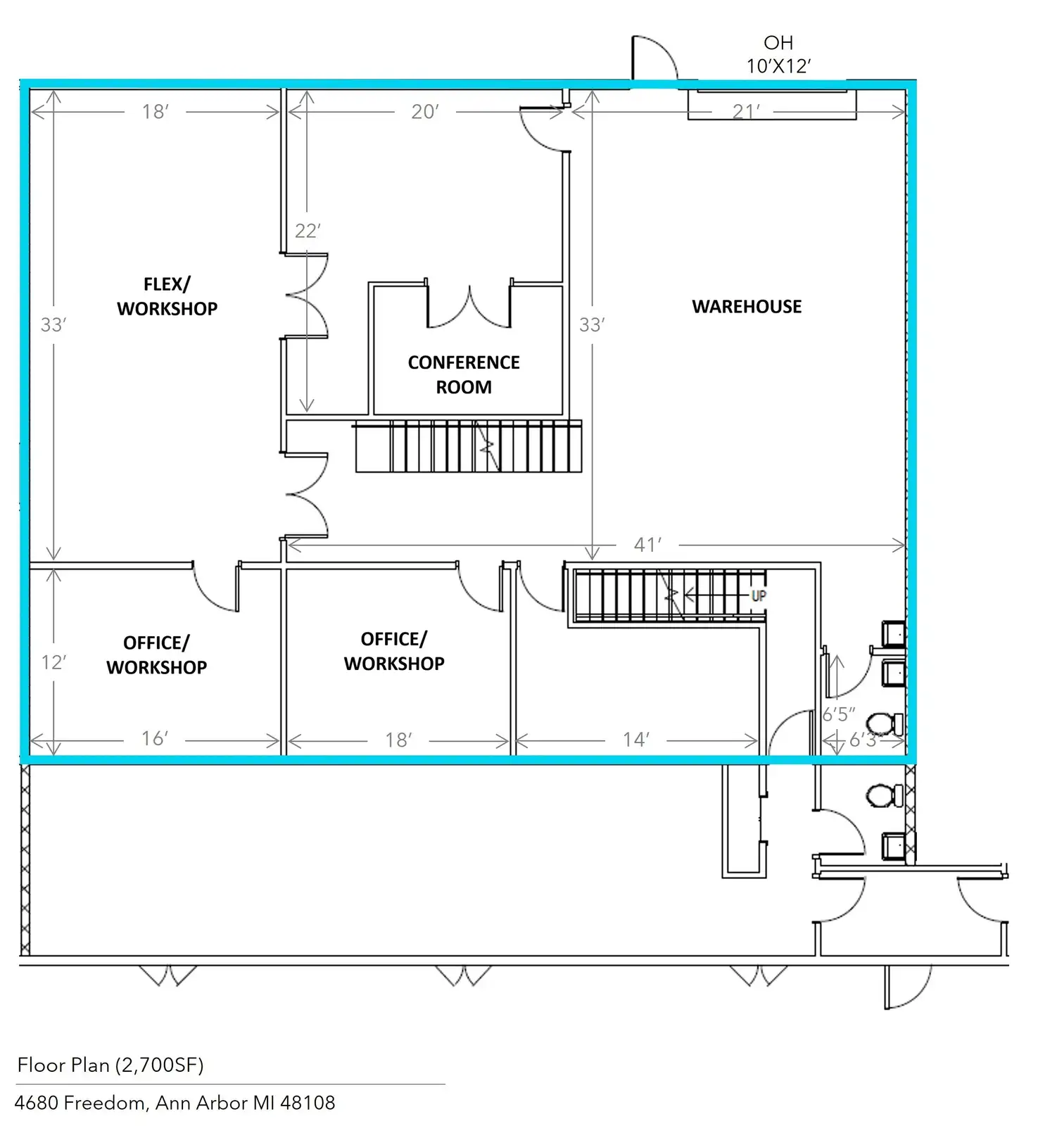 4680 - Ann Arbor Office/Flex/ Warehouse for Lease - Pittsfield Twp