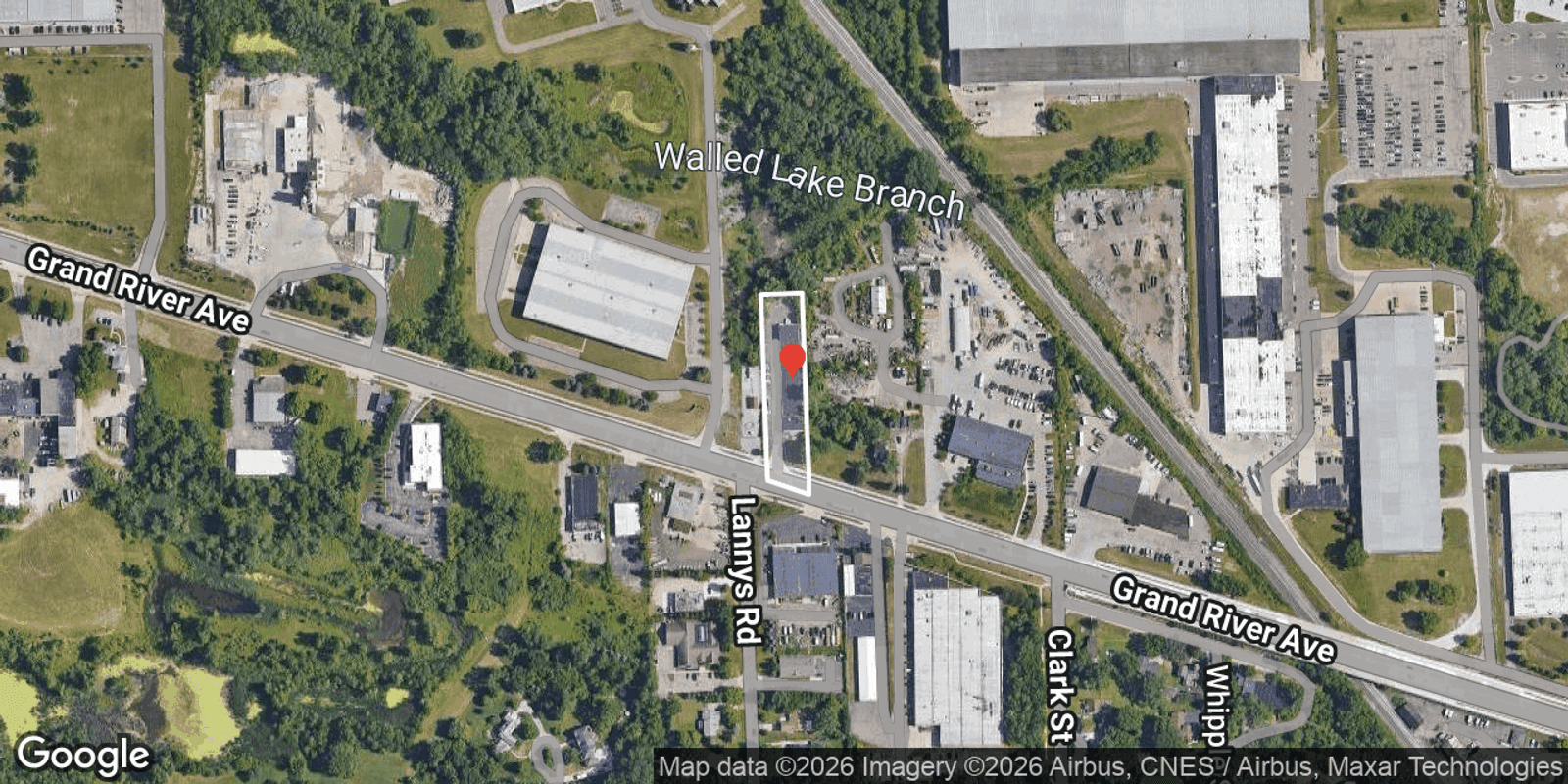 Parcel and location map preview