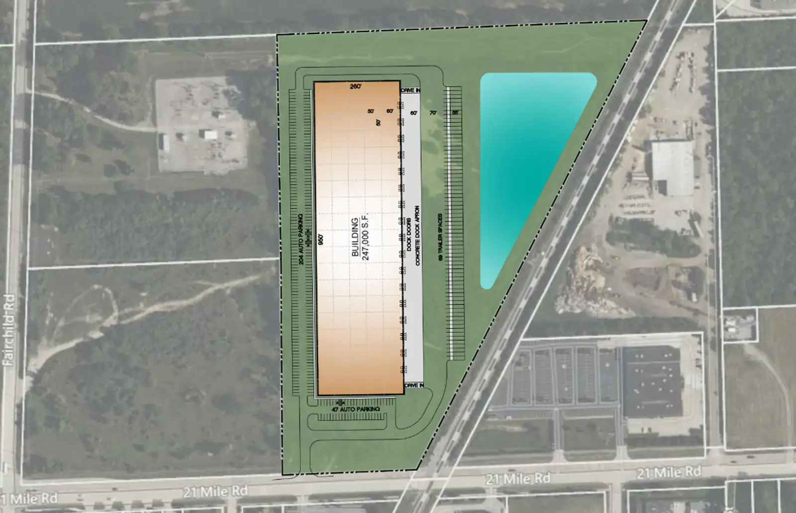 Site A - 24545 21 Mile Road