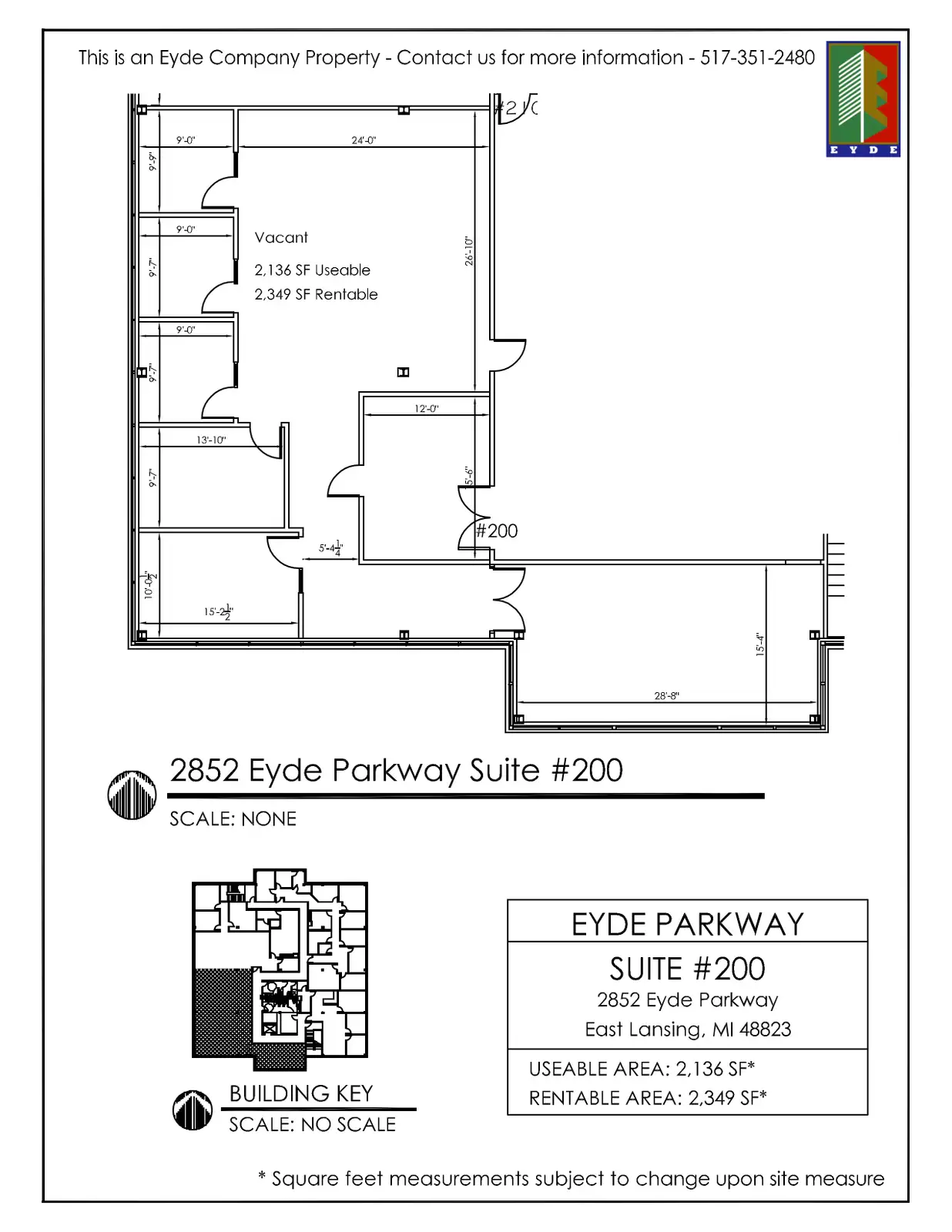 Suite 200 - 2852 Eyde Parkway