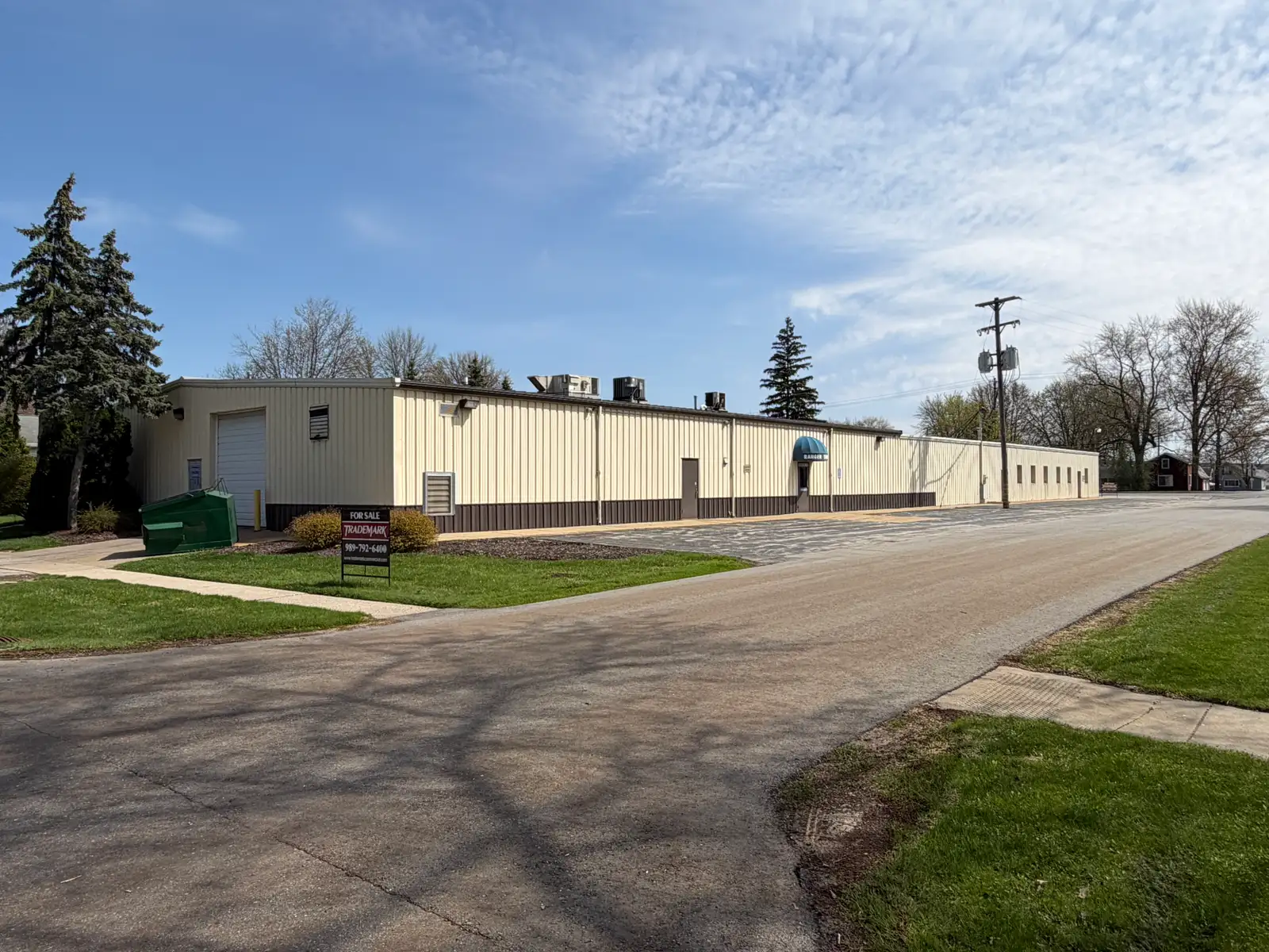 NOW REDUCED!! TWO INDUSTRIAL WAREHOUSES FOR SALE SOLD TOGETHER CALL TRADEMARK COMMERCIAL GROUP AT 989-792-6400