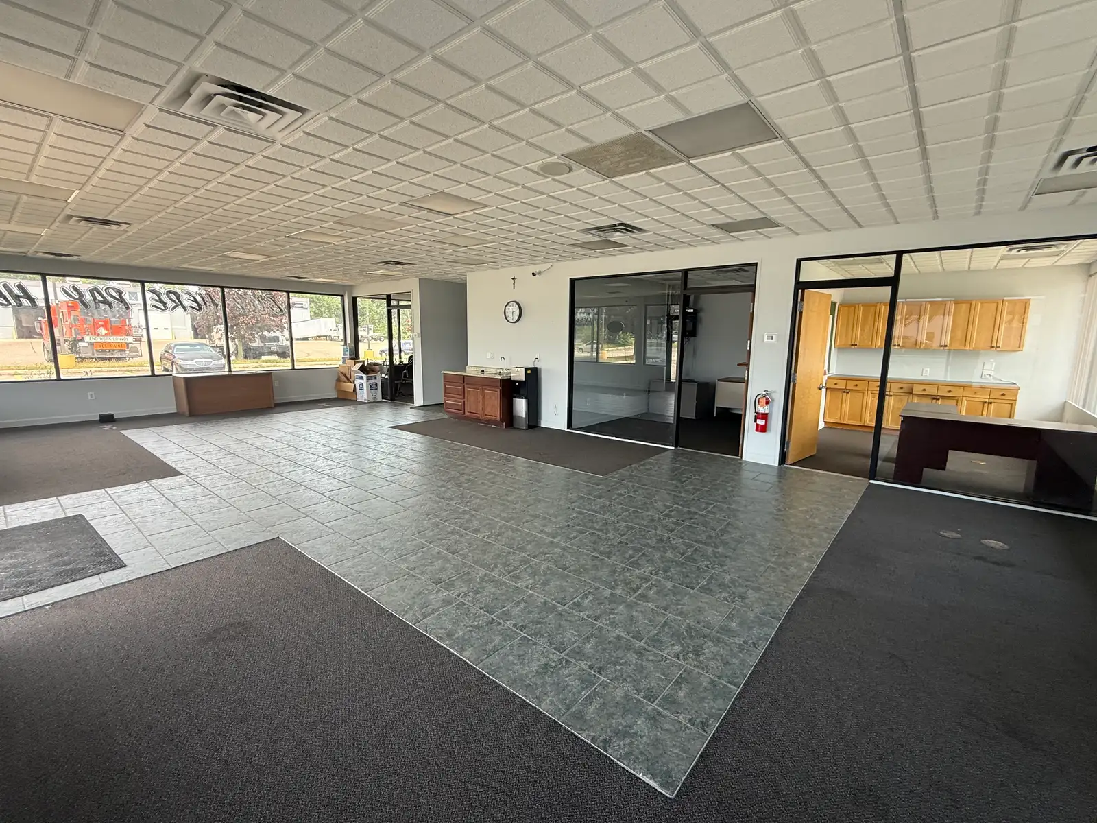 Showroom with 4 bay repair - Auto Sales Facility with Separate Repair Building