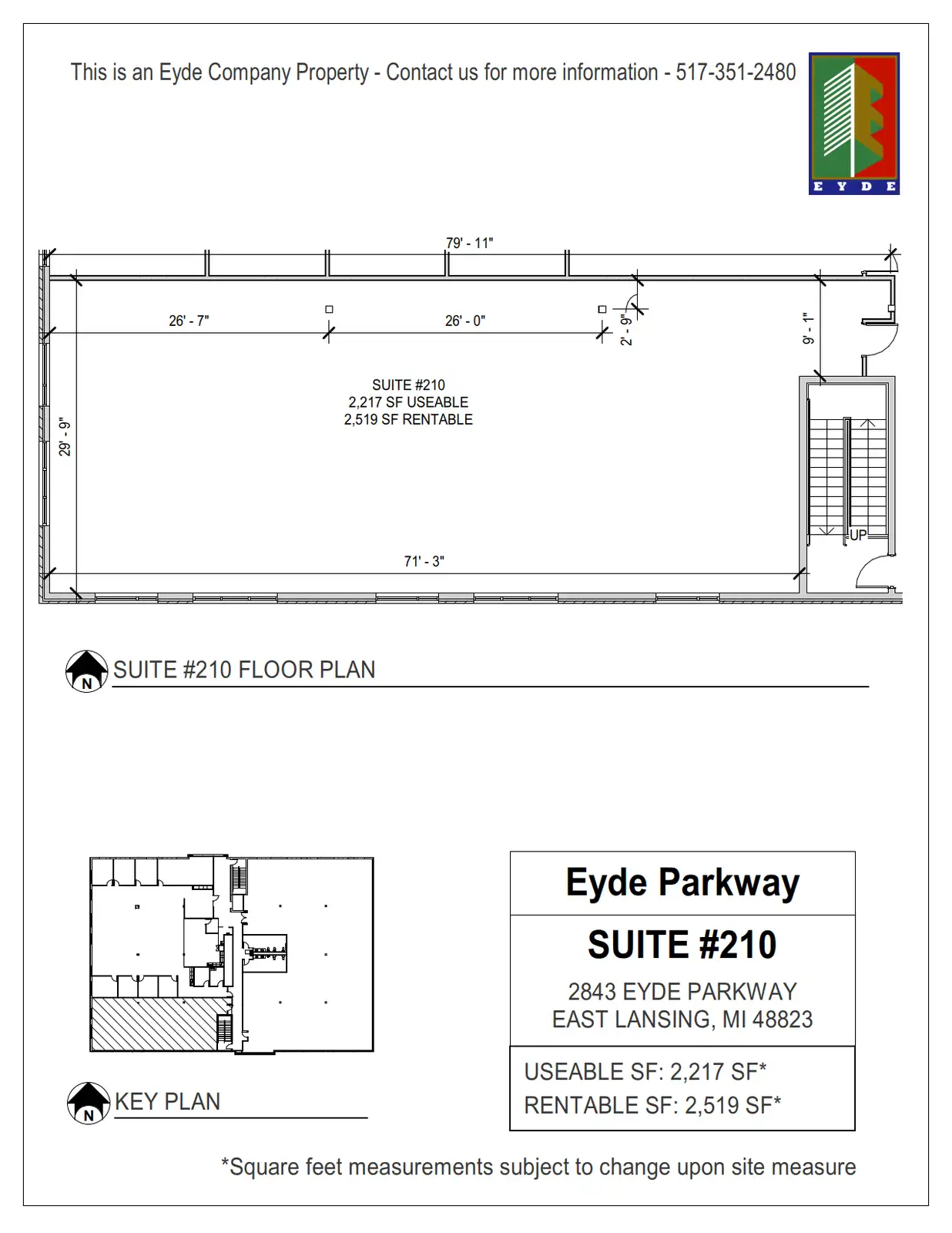 Suite 210 - 2843 Eyde Parkway