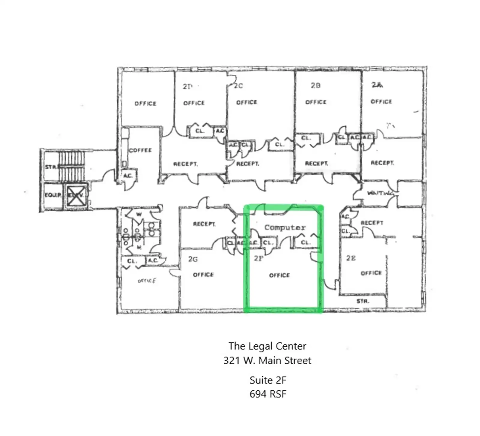 Suite 2F - Downtown Office Spaces