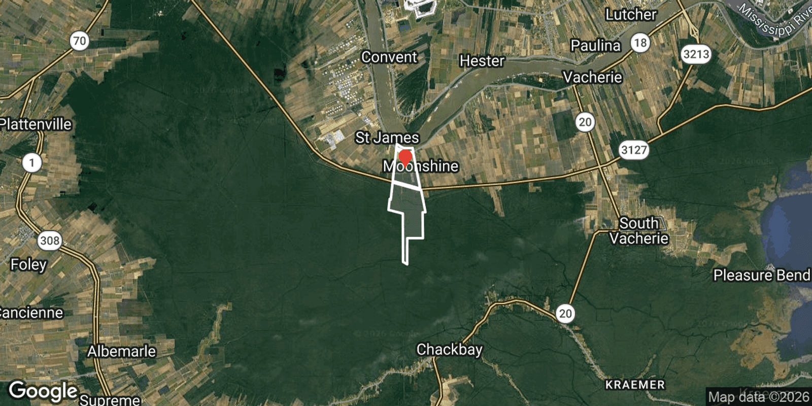 Parcel and location map preview