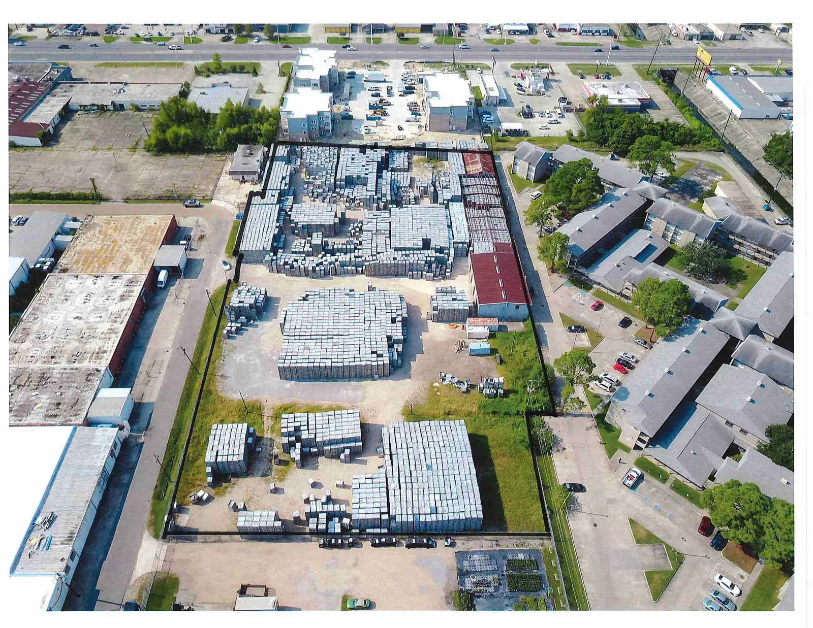 4 Acre - M1 Zoned Laydown Yard with Warehouse Bldg