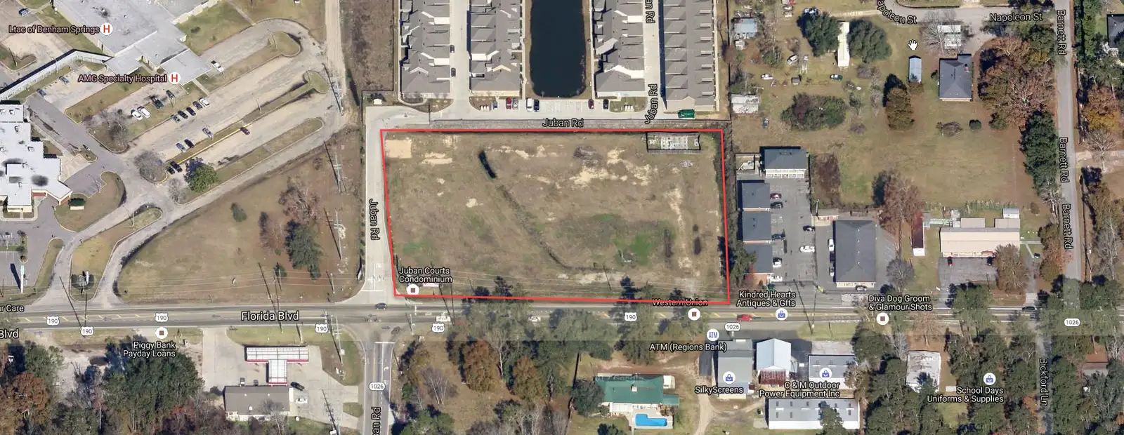 Corner Lot on Florida at Juban image 1