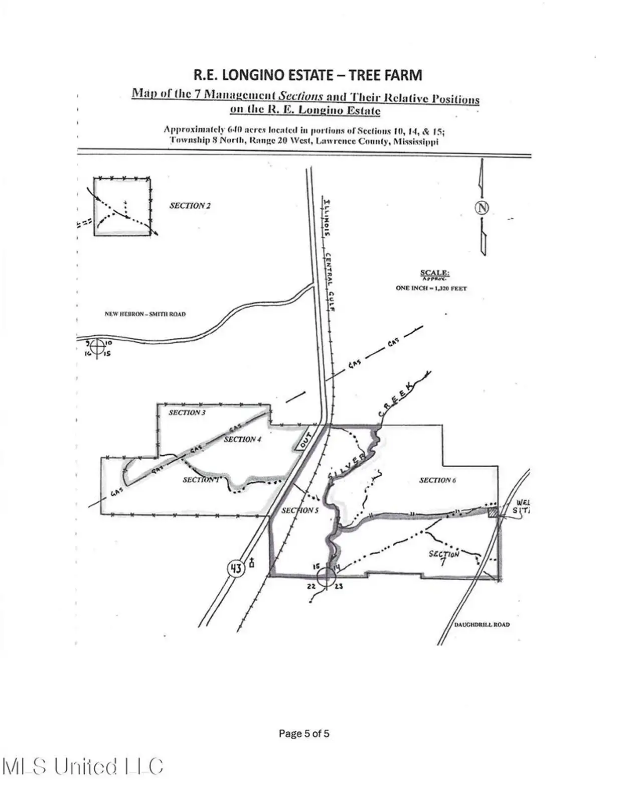 641.91 ac Tree Farm with creek running through image 3