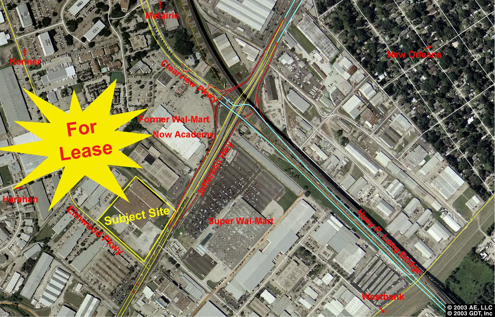 50,000 SF Conditioned (to 60F) Flex/WH Space - 5301 Jefferson Hwy