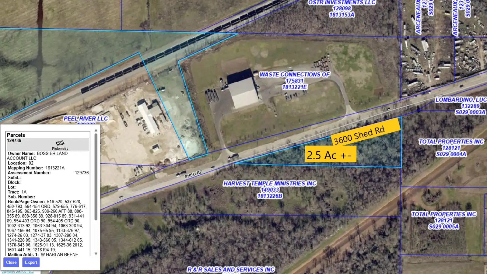 3600 Shed Rd