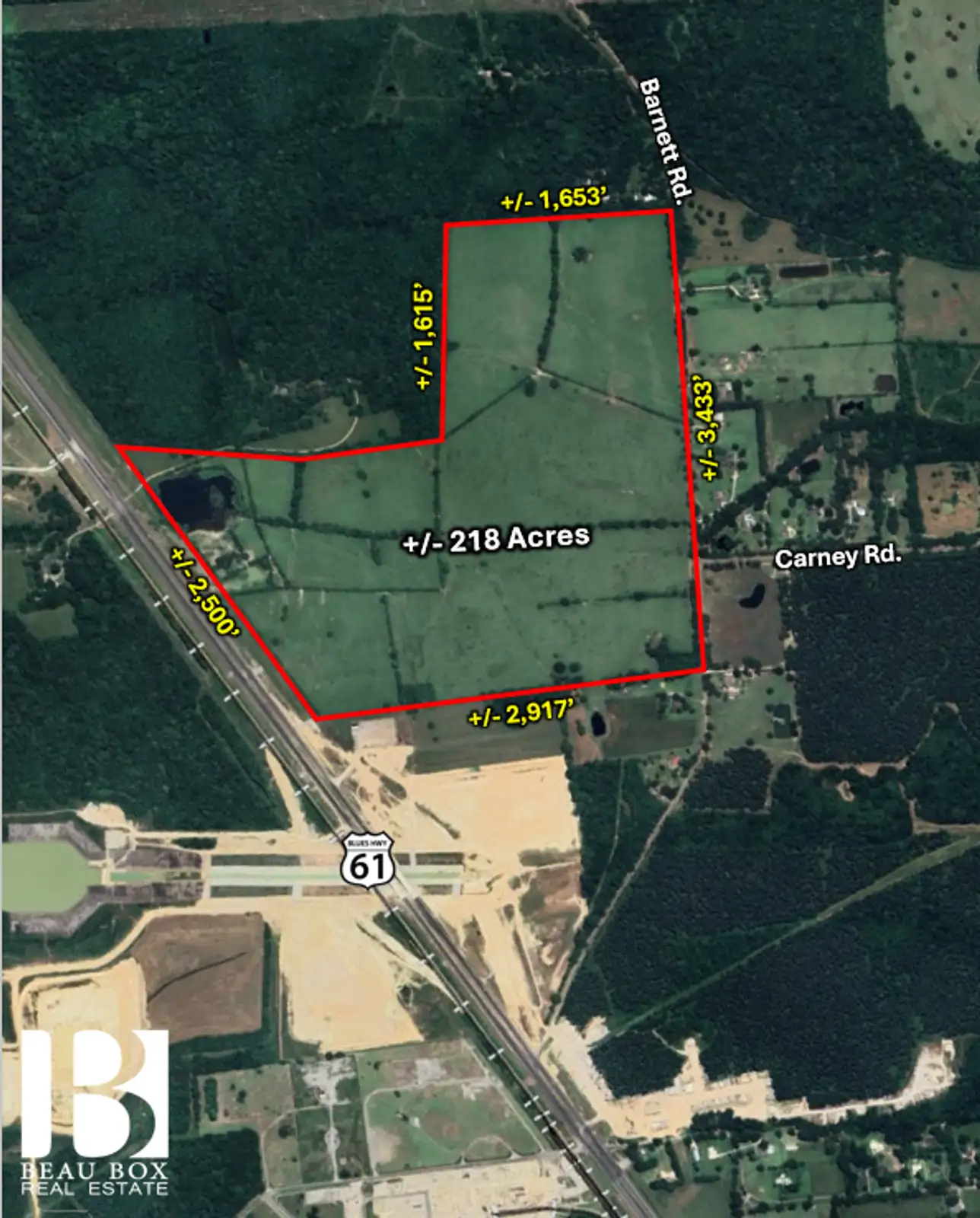 +/- 218 Acres For Sale