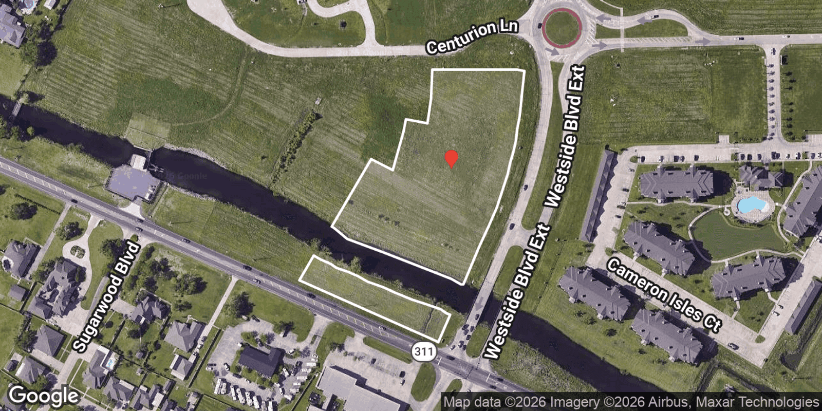 Parcel and location map preview