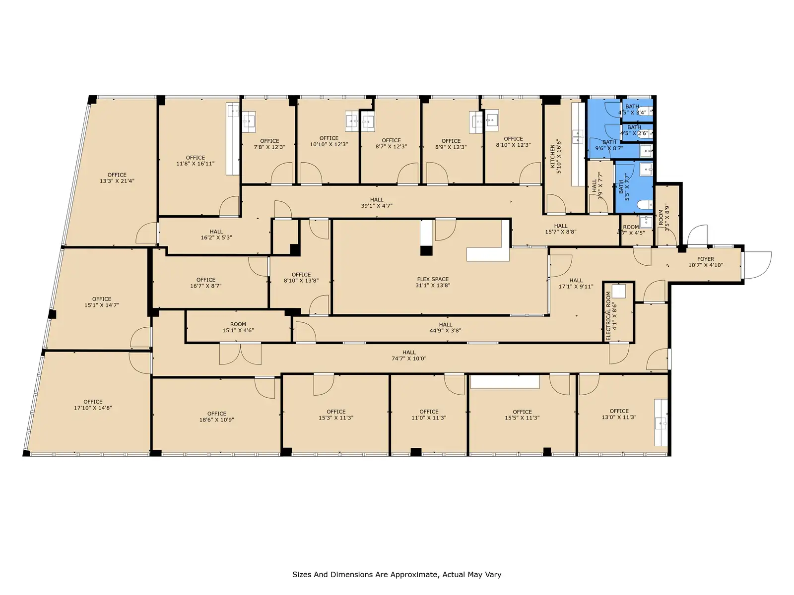 Suite 501-5,200 RSF Medical Space - 3308 Tulane-Office/Medical Spaces For Lease