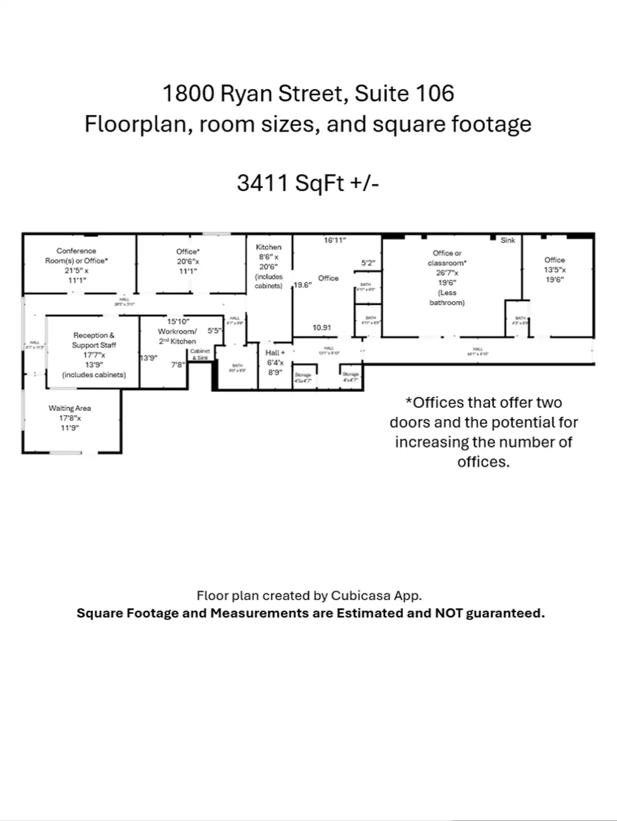 106 - Professional Office Space in Lake Charles