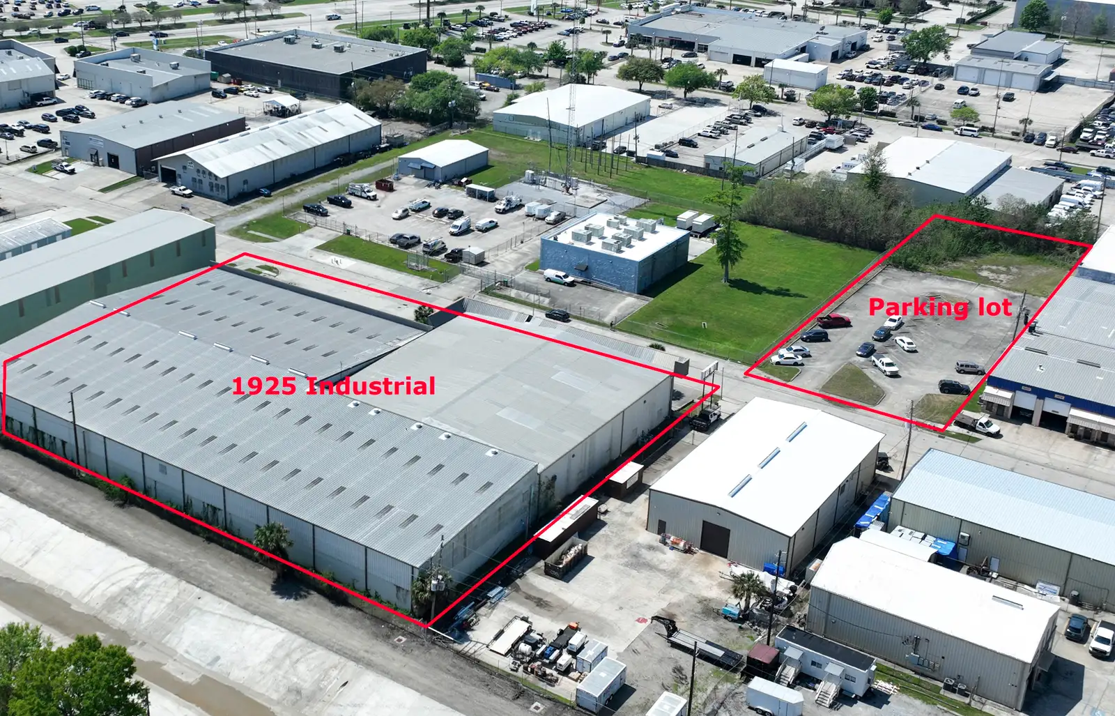 Dock-high Distribution Warehouse w/Office & Parking Lot image 2