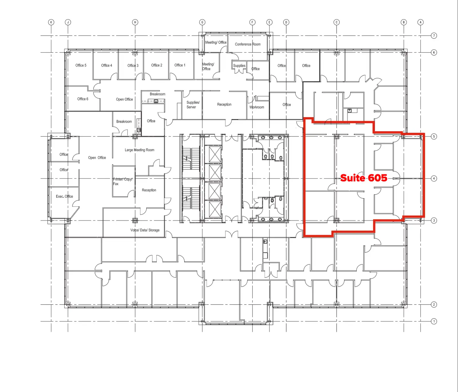 Suite 605 - Office For Lease