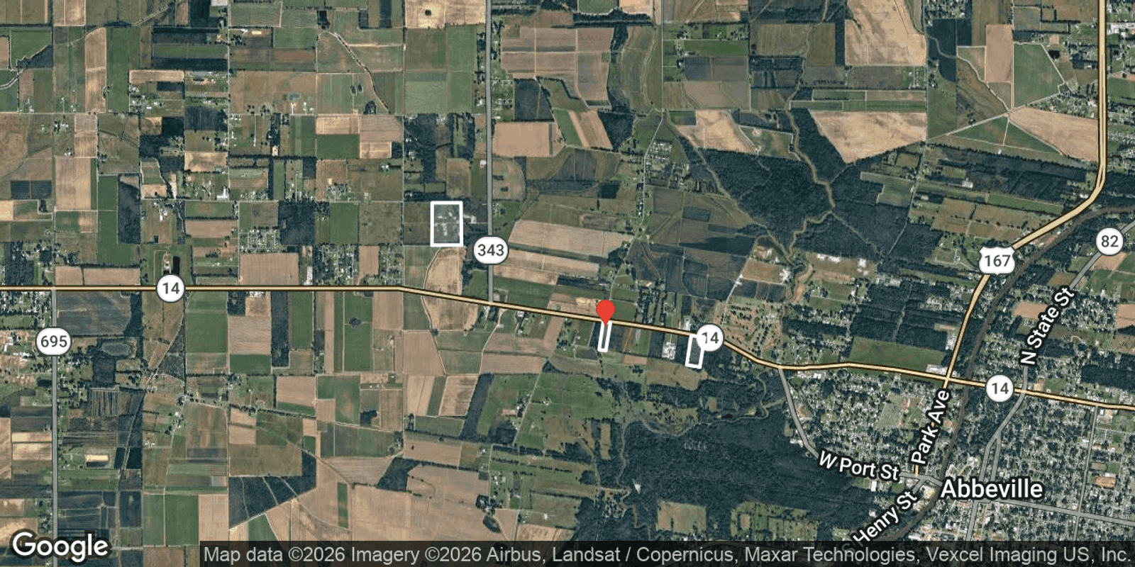 Parcel and location map preview
