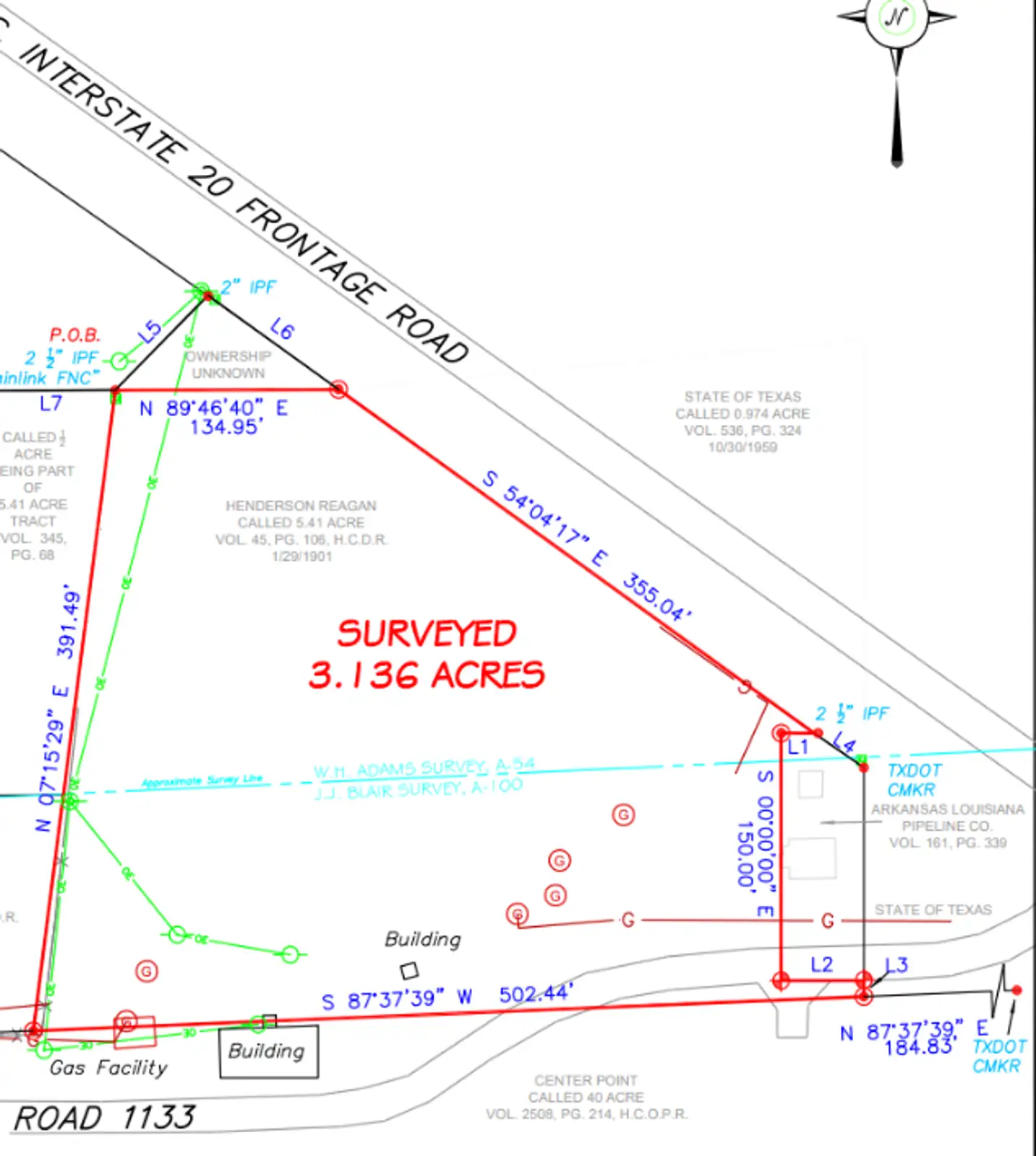 3 Acres for Lease in Waskom with I-20 FRONTAGE image 2