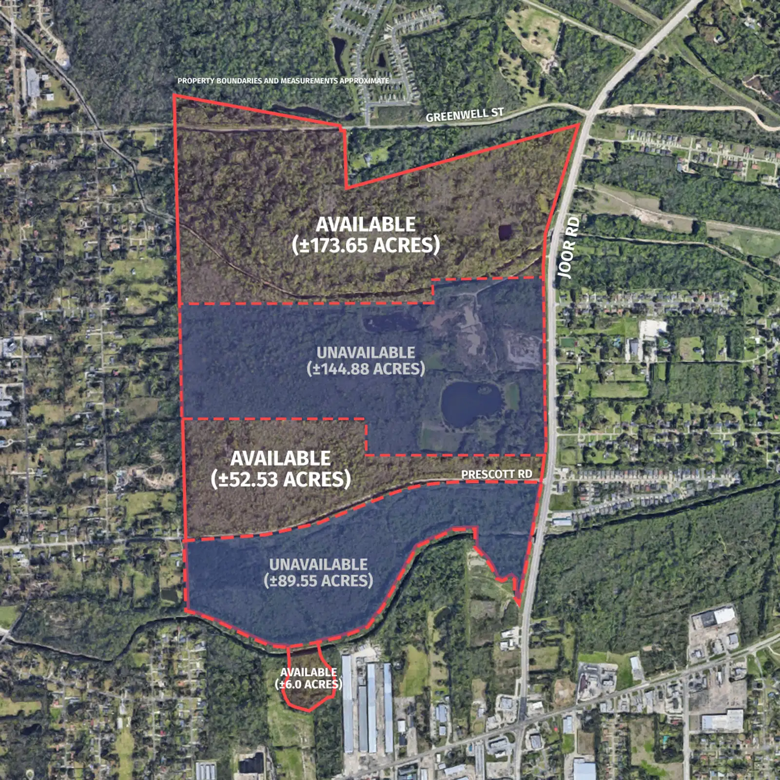 Large Development Tracts on Joor Road image 1