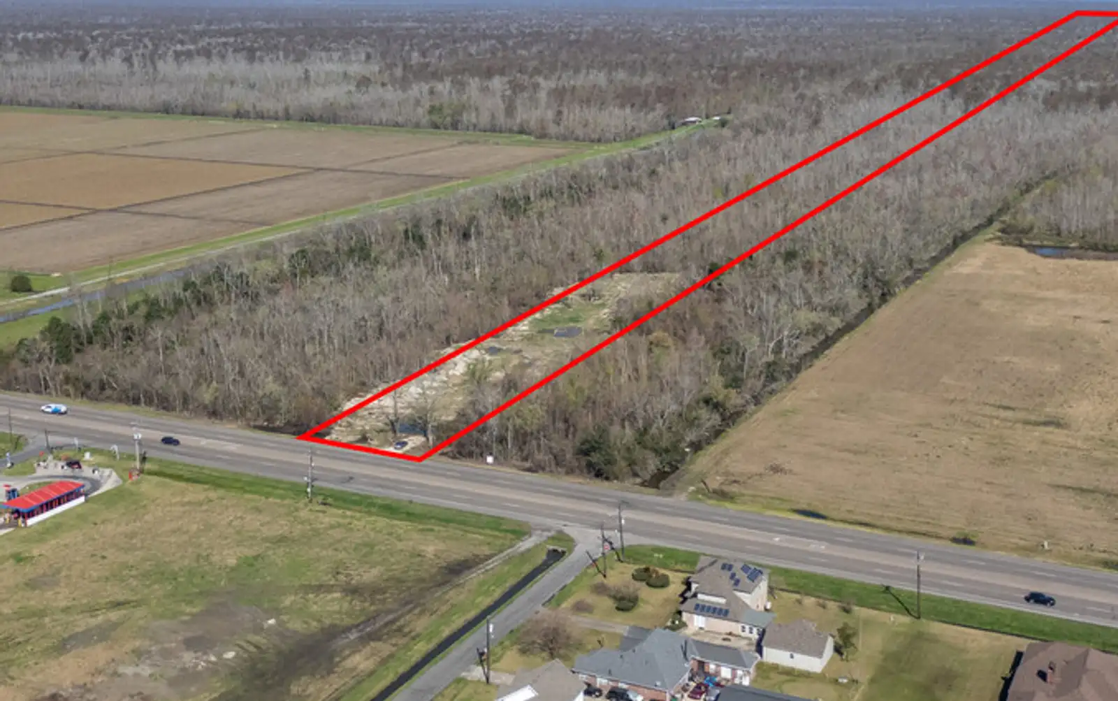 23 acres with major highway frontage