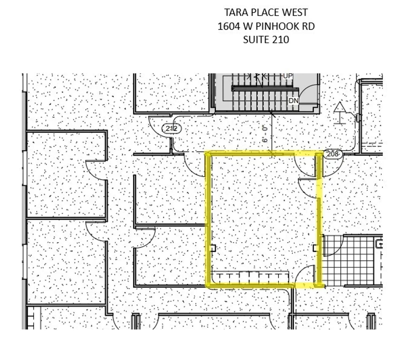 Suite 210 - Pinhook Office Space Available