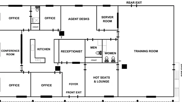 Huge Flex/Training Room + Conference Room & 5 Private Offices thumbnail 3