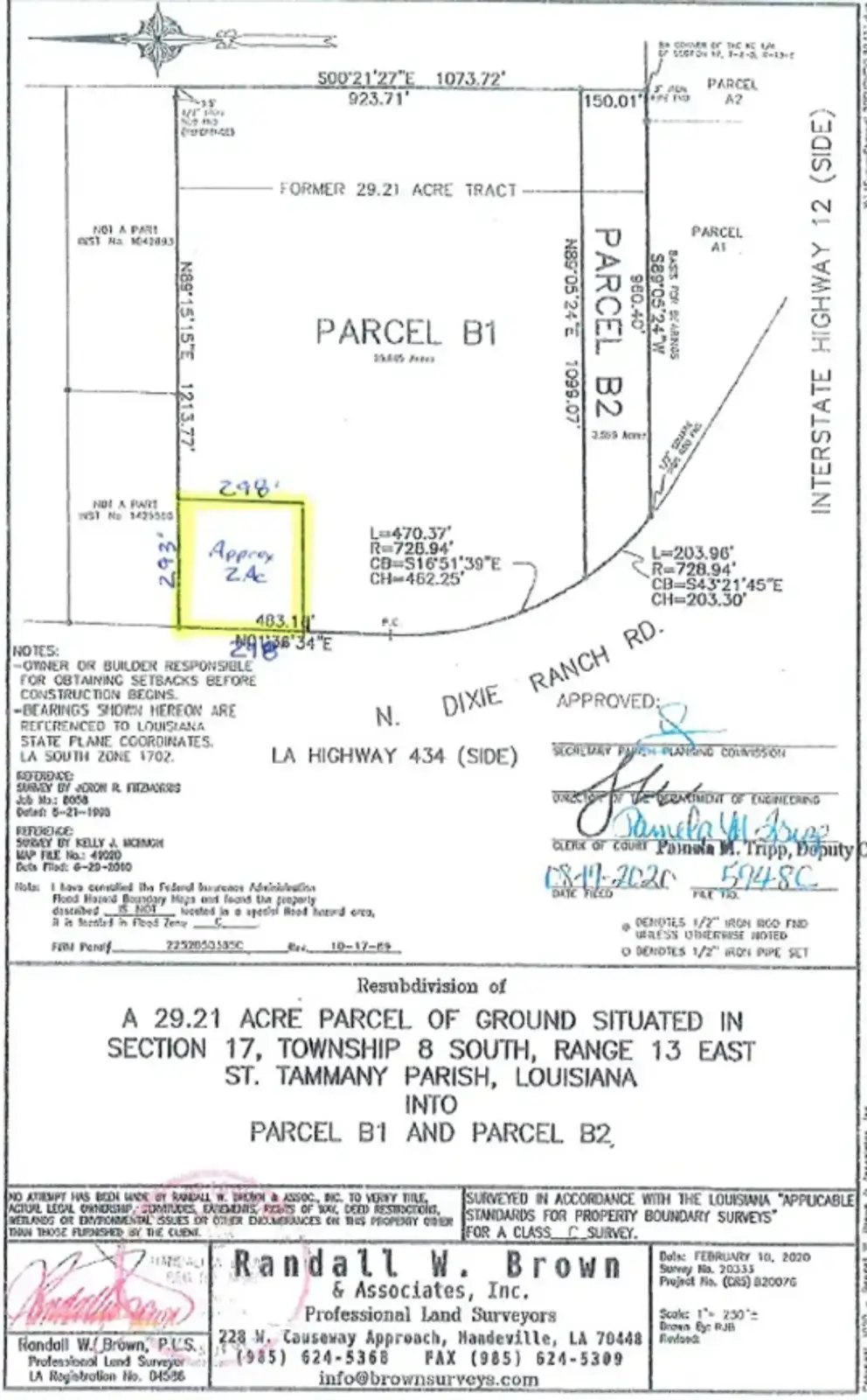 2 Acres N. Dixie Ranch Rd.