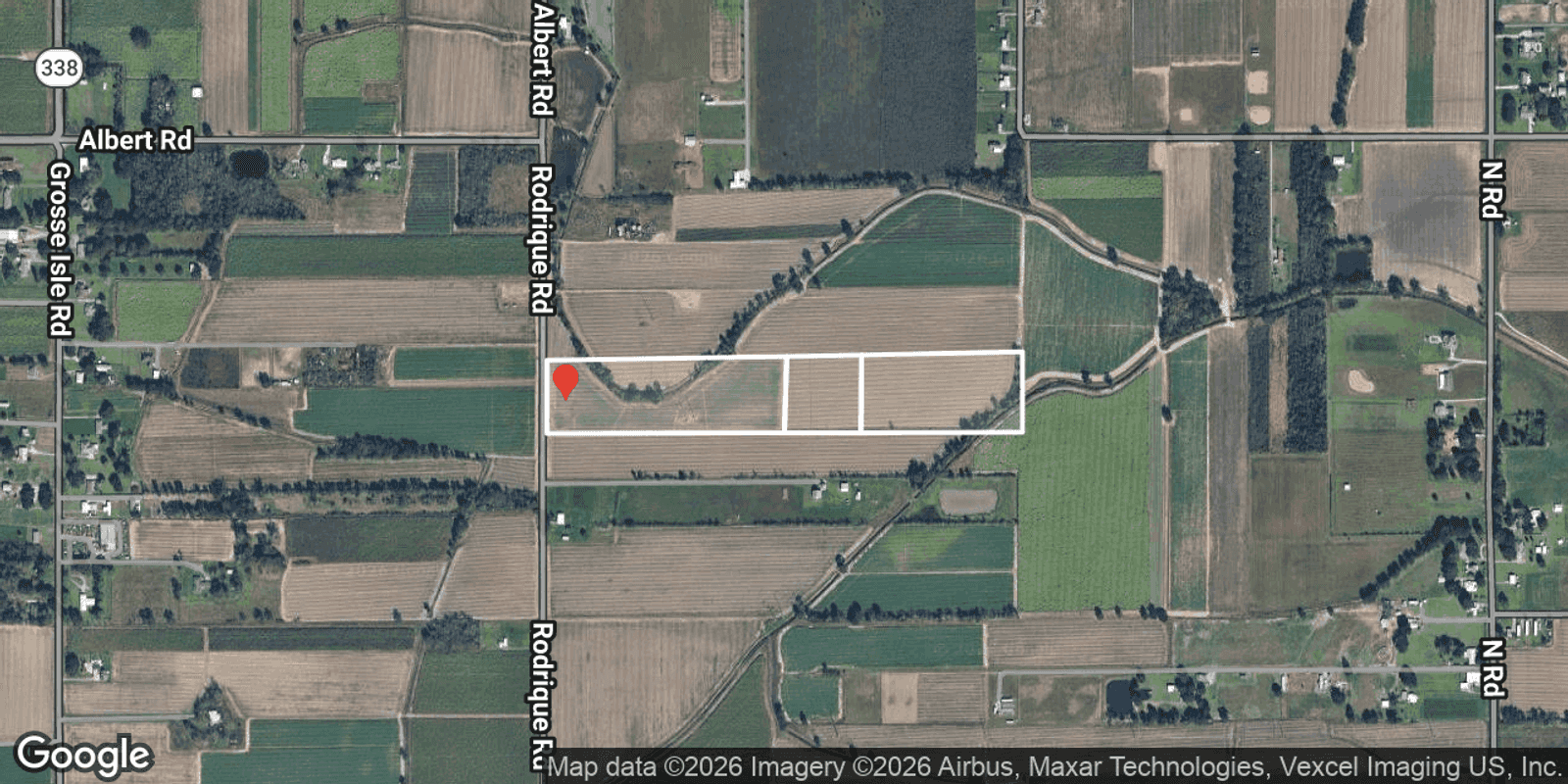 Parcel and location map preview