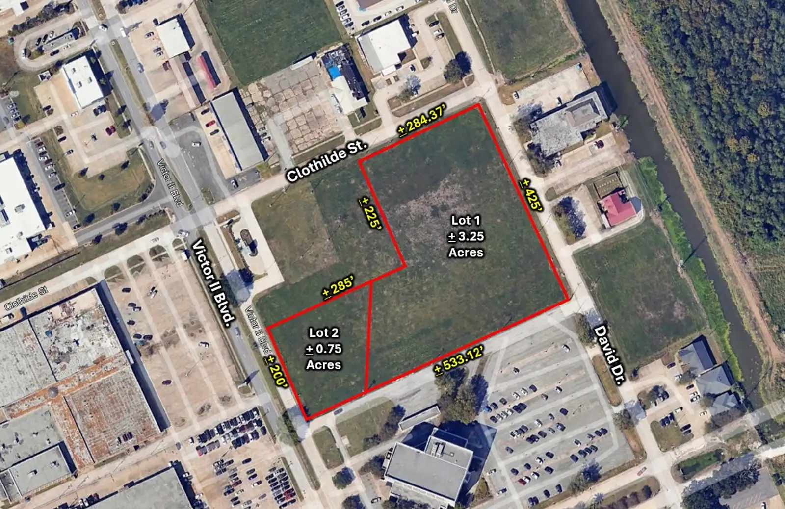 0.75 - 4 Acres of Land For Sale in Morgan City