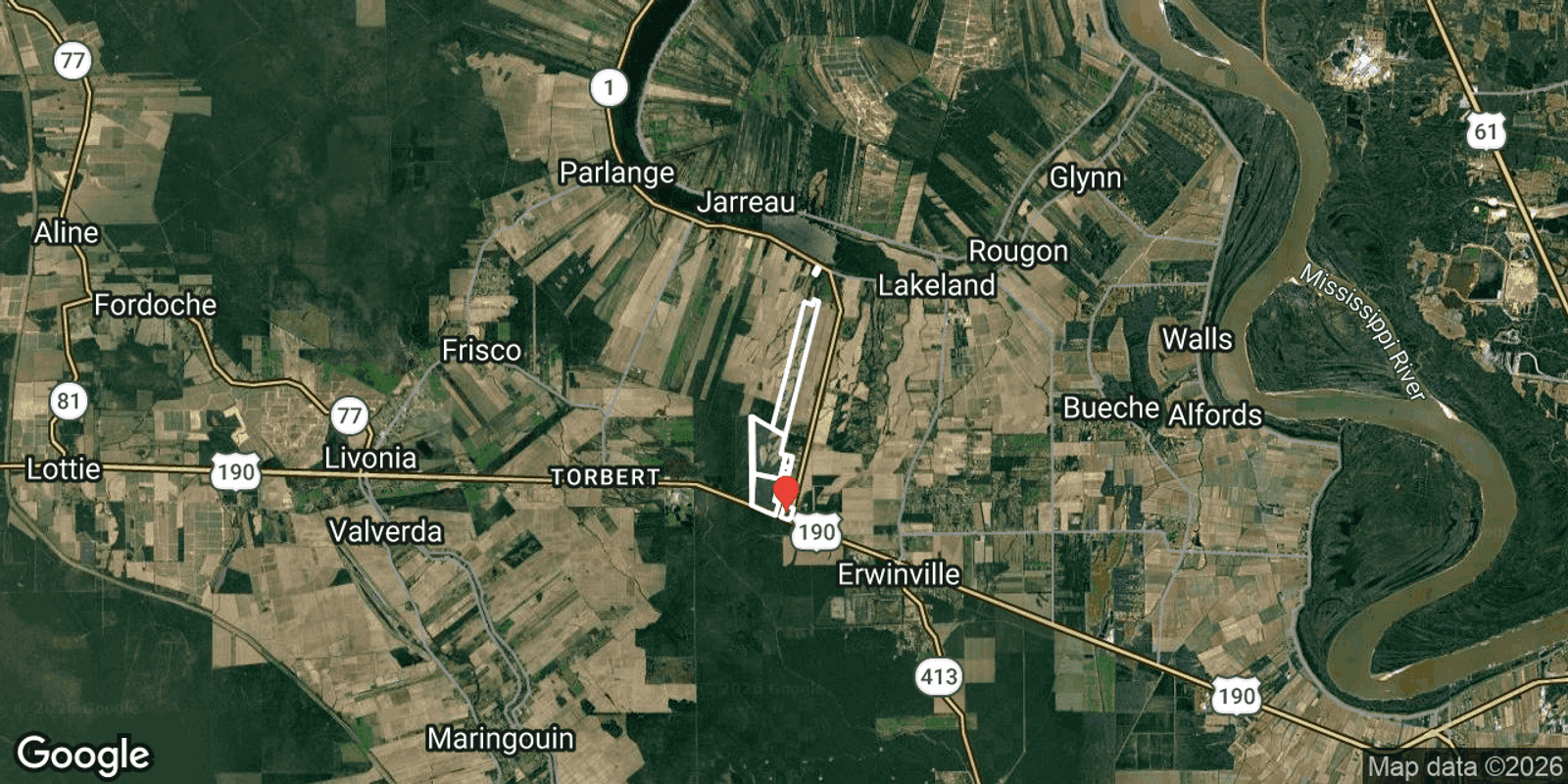 Parcel and location map preview