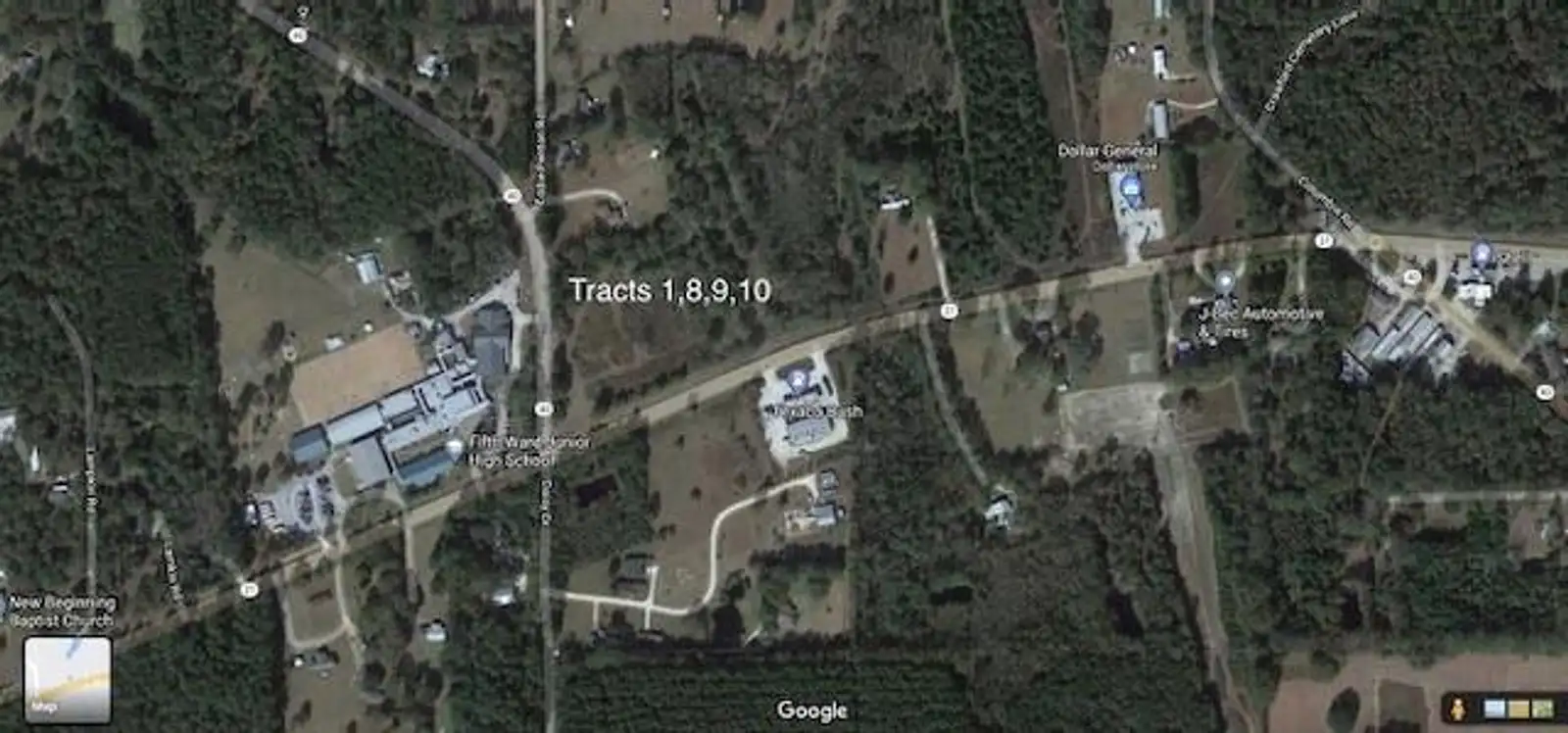 Tract 9, Highway 21