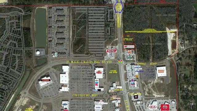 Juban Road Prime Development Site | 21.10 Acres +/- thumbnail 2